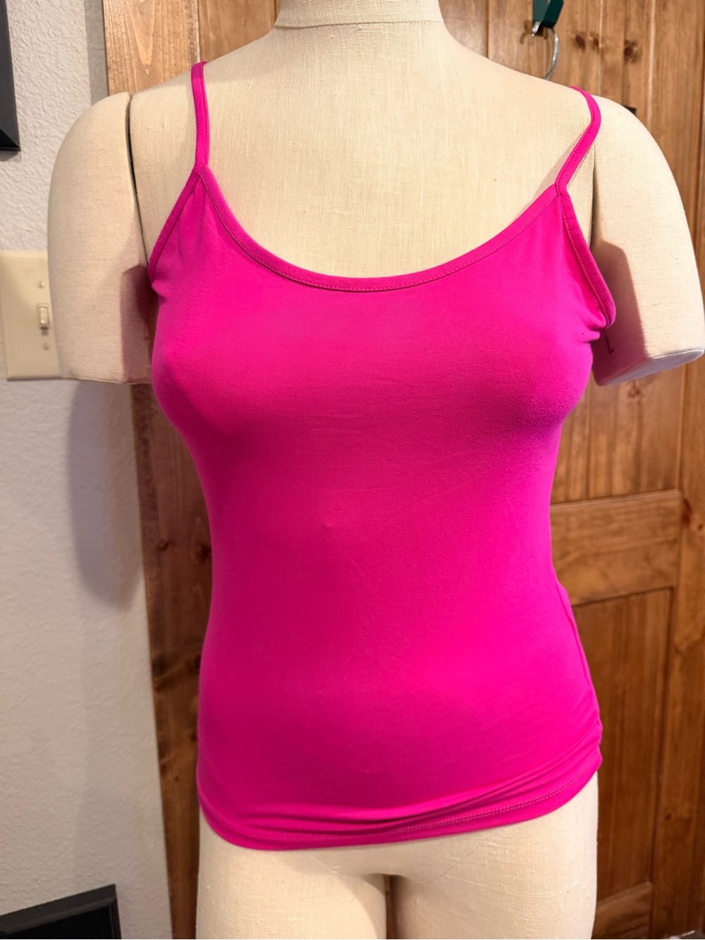 Zara Hot Pink Spaghetti Strap Camisole